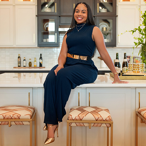 Personal branding photoshoot of professional woman showcasing confidence and modern business identity